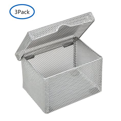 mesh metal box|metal mesh box with lid.